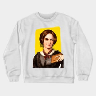 English Novelist Charlotte Bronte illustration Crewneck Sweatshirt